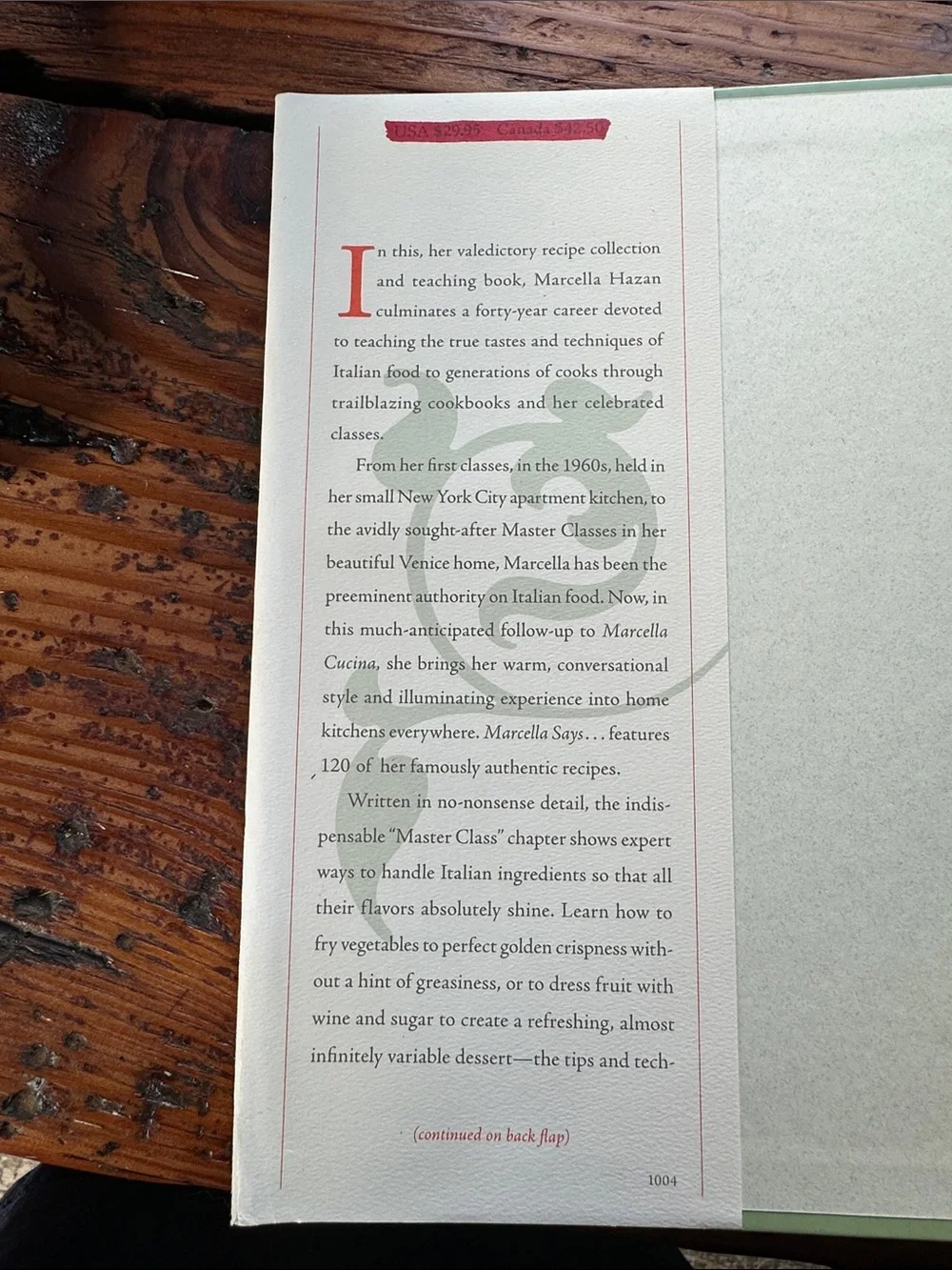 N/A cookbook culminating